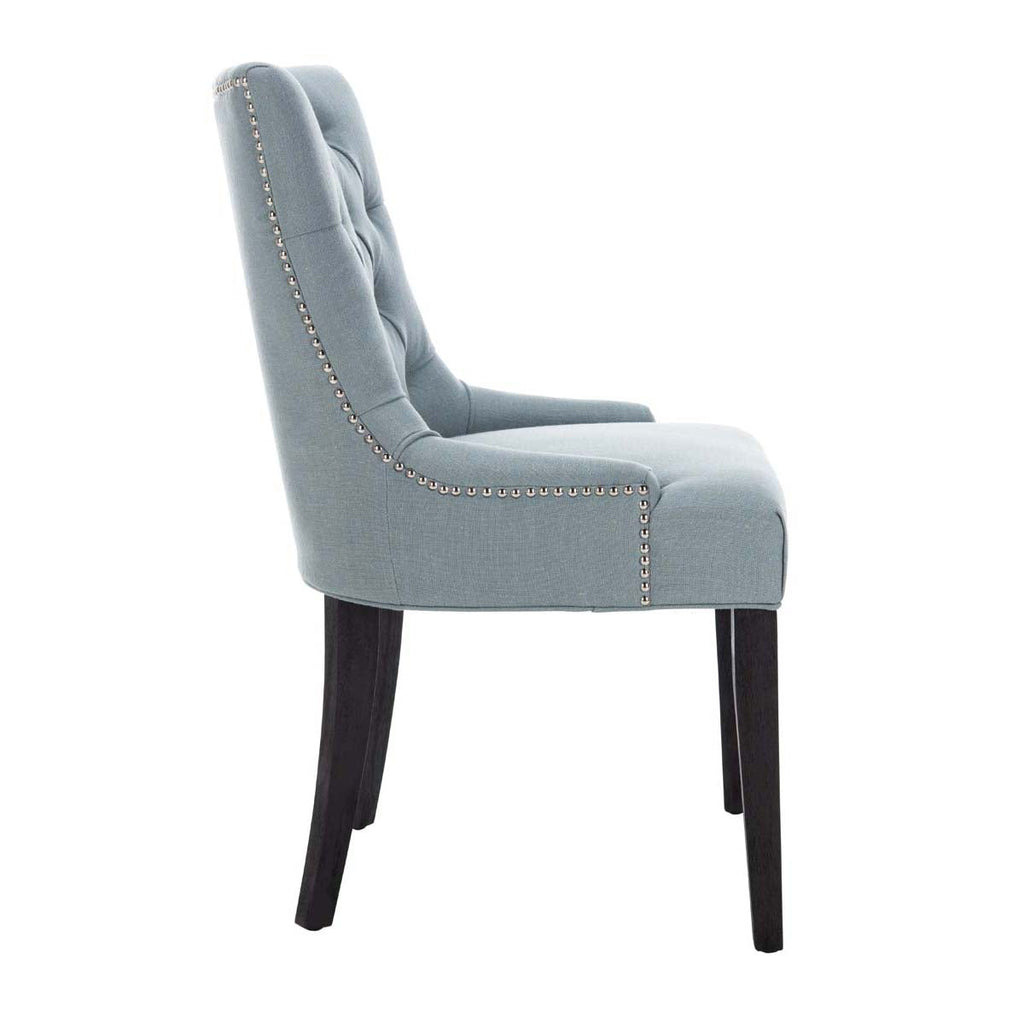 Abby 19''H Tufted Side Chairs (Set of 2) | Safavieh - MCR4701-Sky Blue