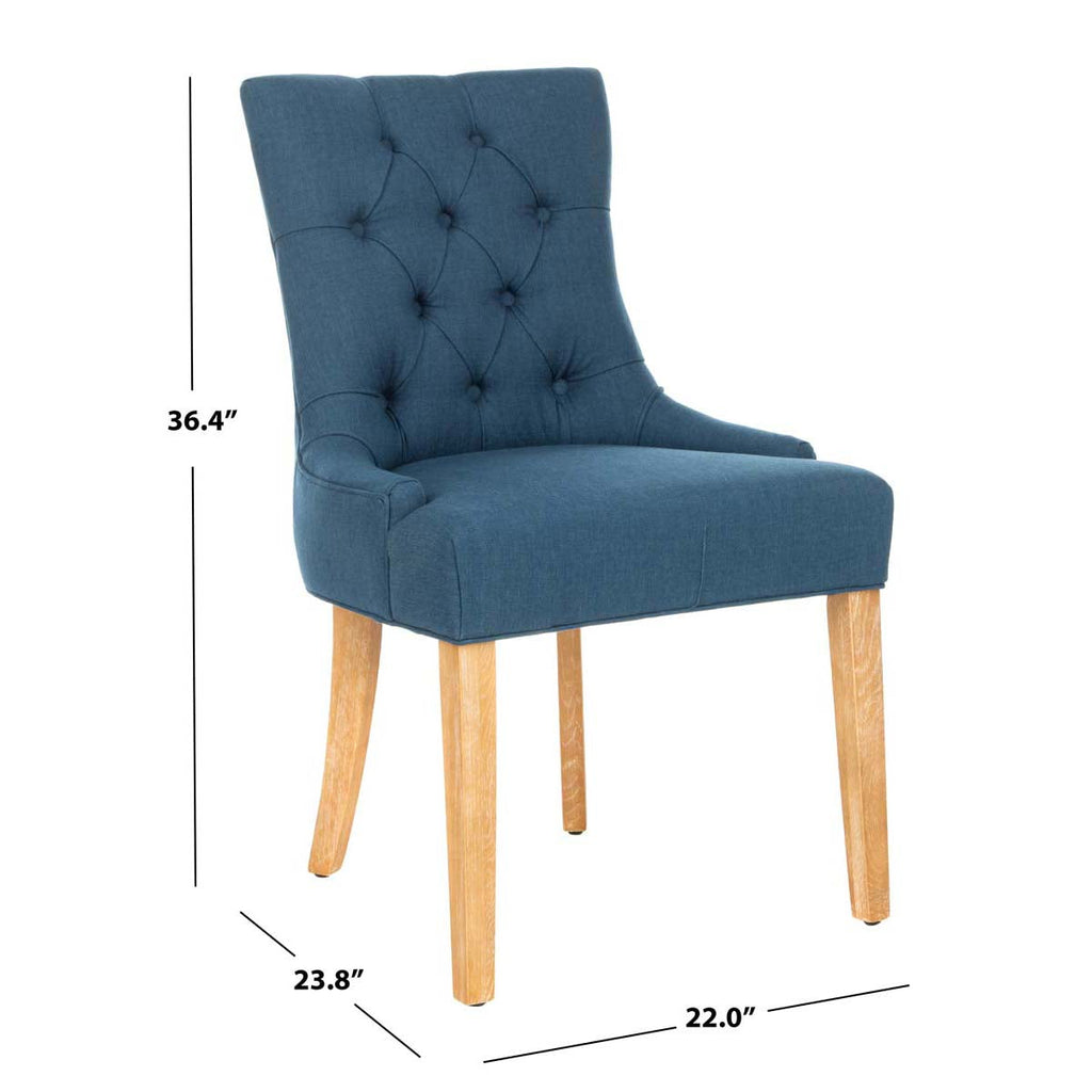 Abby 19''H Tufted Side Chairs (Set of 2) | Safavieh - MCR4701-Blue