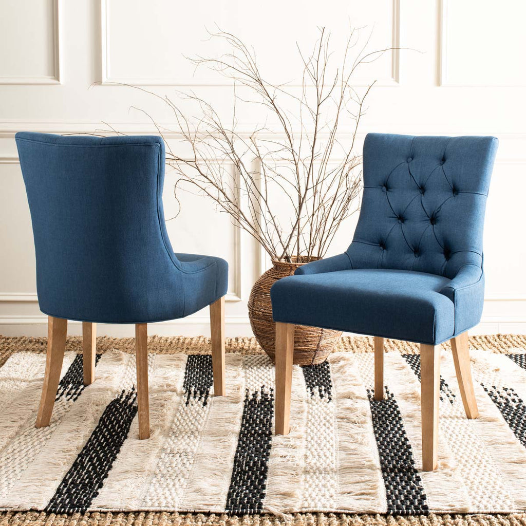 Abby 19''H Tufted Side Chairs (Set of 2) | Safavieh - MCR4701-Blue