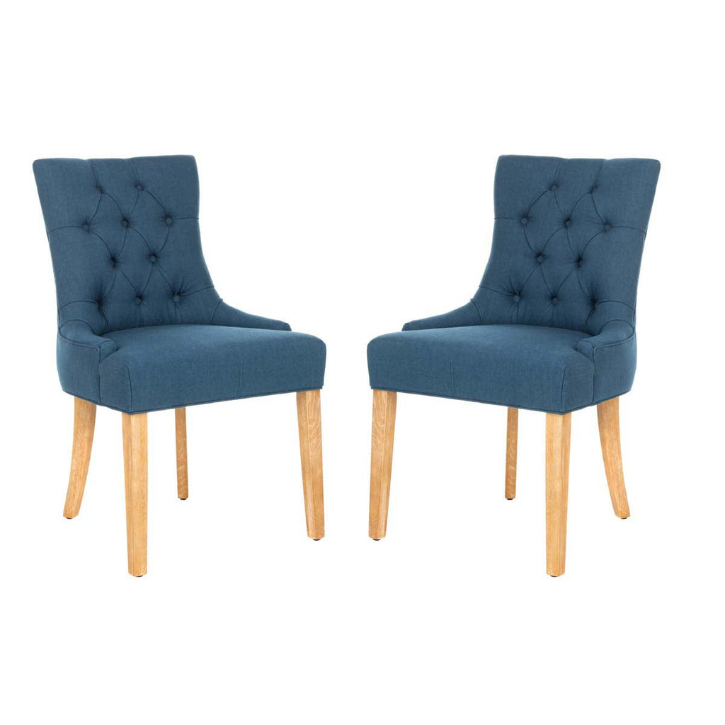 Abby 19''H Tufted Side Chairs (Set of 2) | Safavieh - MCR4701-Blue