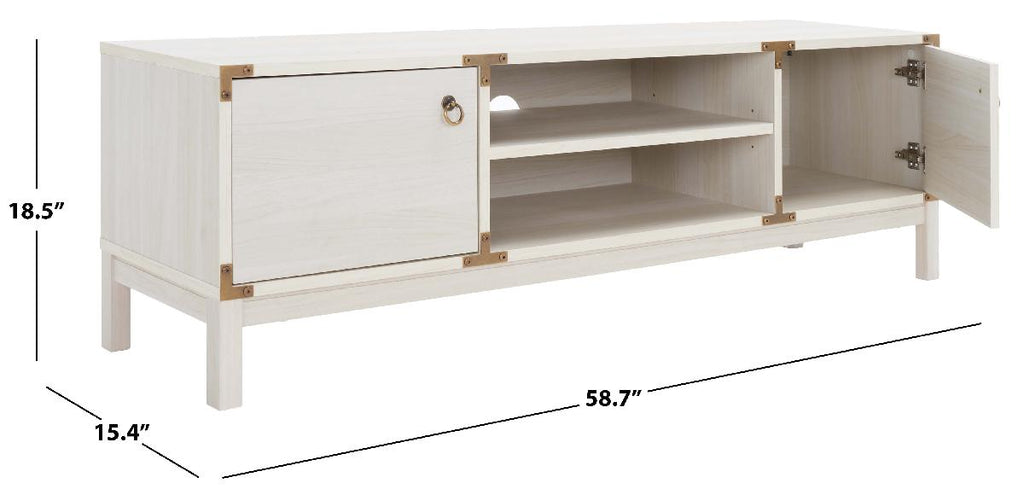 Safavieh Galio 2 Door 2 Shelf Media Stand , MED9612