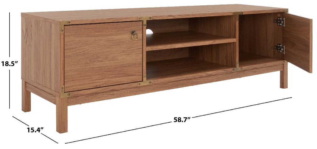 Safavieh Galio 2 Door 2 Shelf Media Stand , MED9612