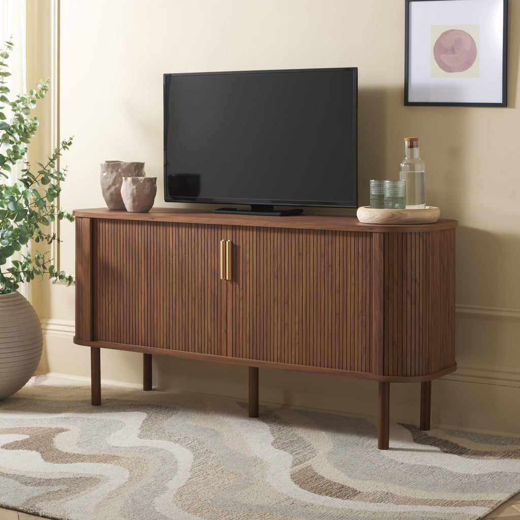 safavieh tealla 2 tambour door sideboard media stand, med9636