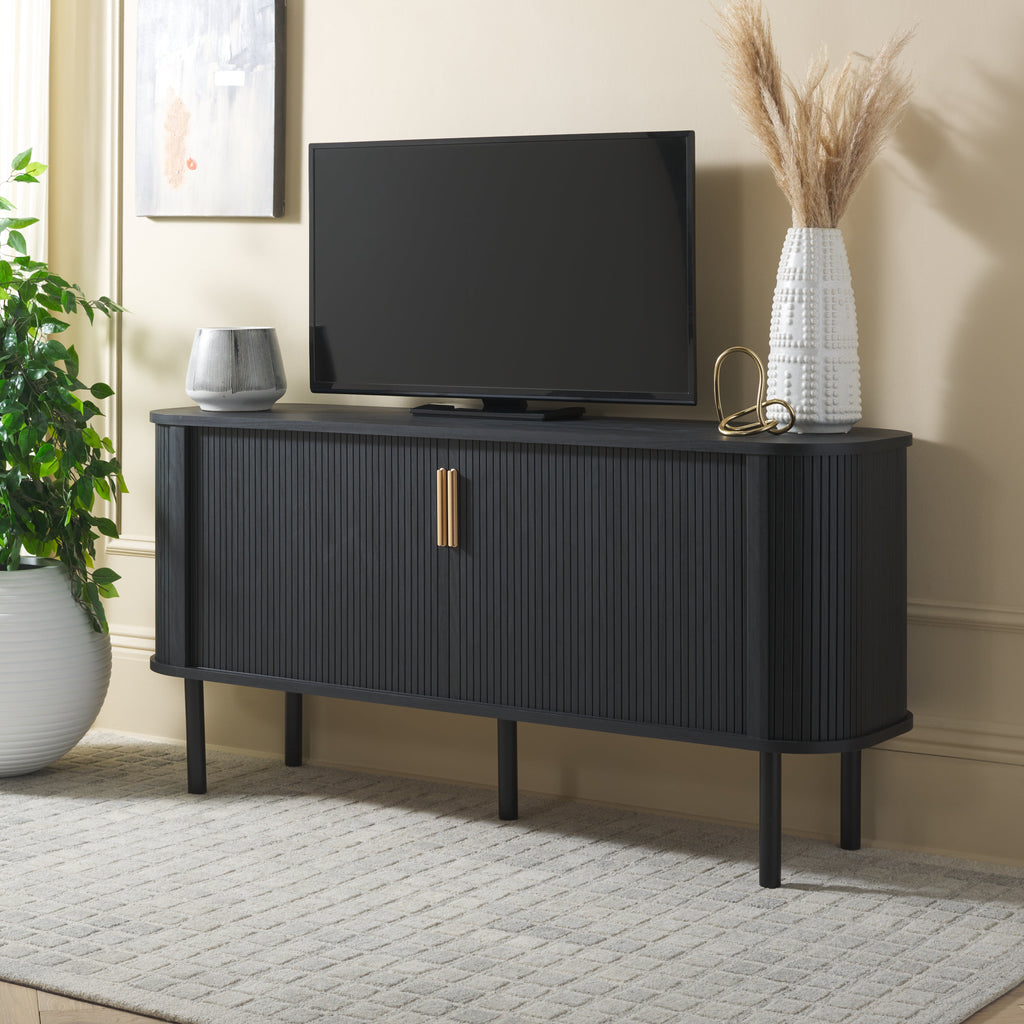 safavieh tealla 2 tambour door sideboard media stand, med9636