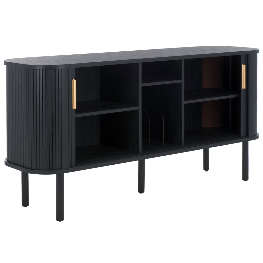 safavieh tealla 2 tambour door sideboard media stand, med9636