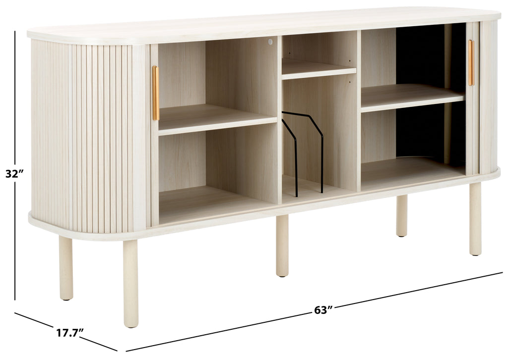 safavieh tealla 2 tambour door sideboard media stand, med9636