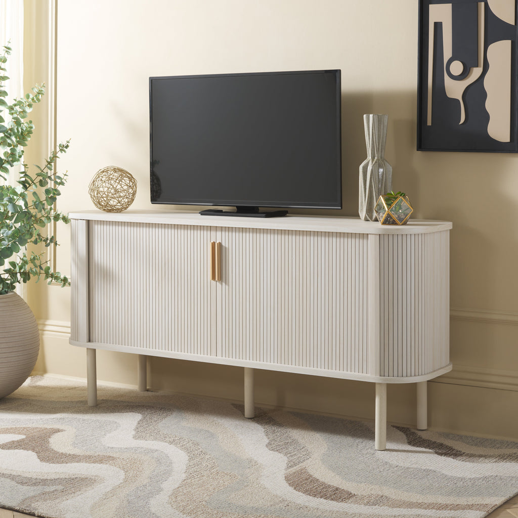 safavieh tealla 2 tambour door sideboard media stand, med9636