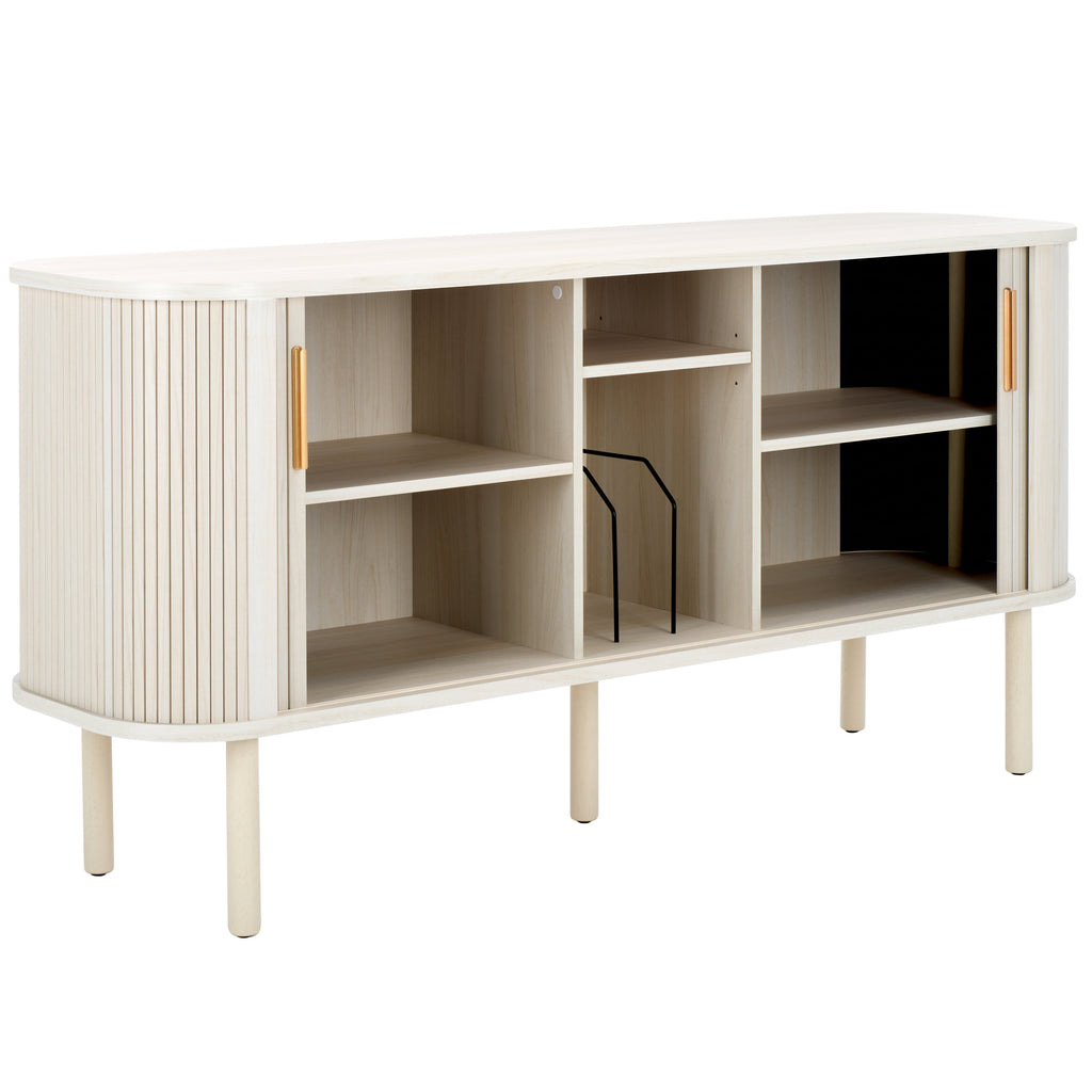 safavieh tealla 2 tambour door sideboard media stand, med9636