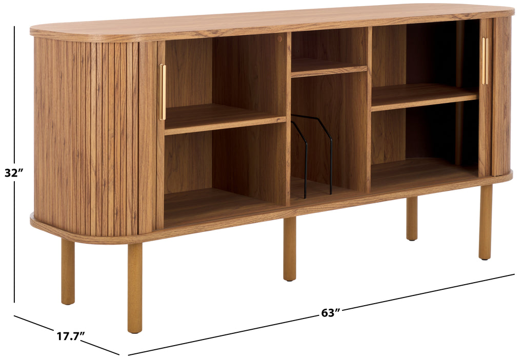 safavieh tealla 2 tambour door sideboard media stand, med9636