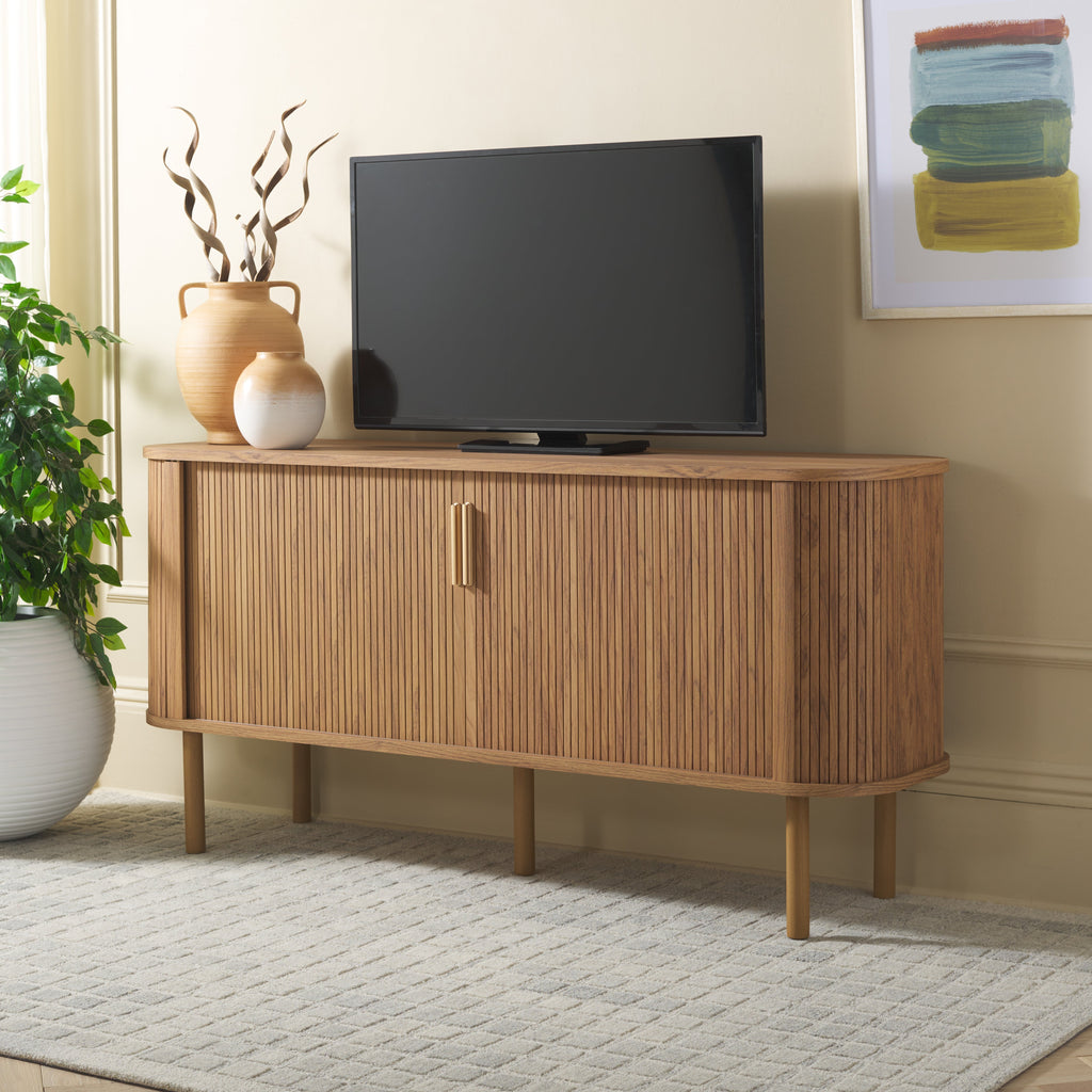 safavieh tealla 2 tambour door sideboard media stand, med9636