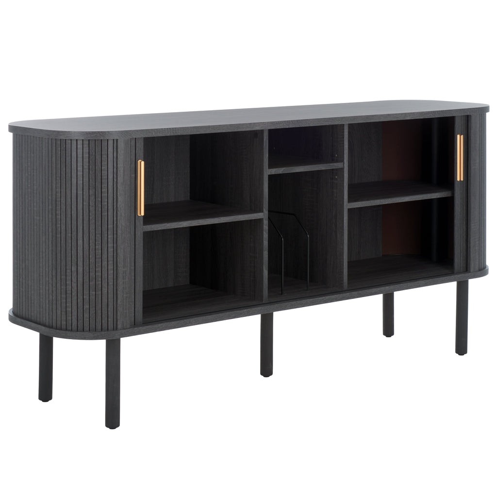 safavieh tealla 2 tambour door sideboard media stand, med9636