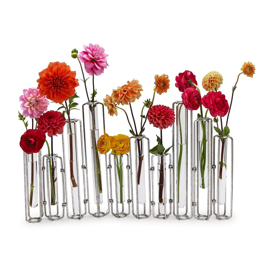 Lavoisier Set of 10 Hinged Flower Vases