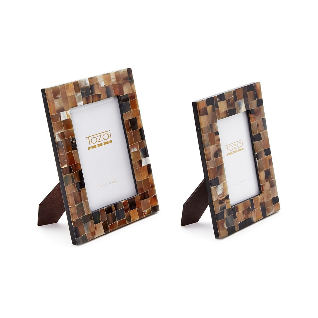 Horn of Plenty Set of 2 Photo Frame