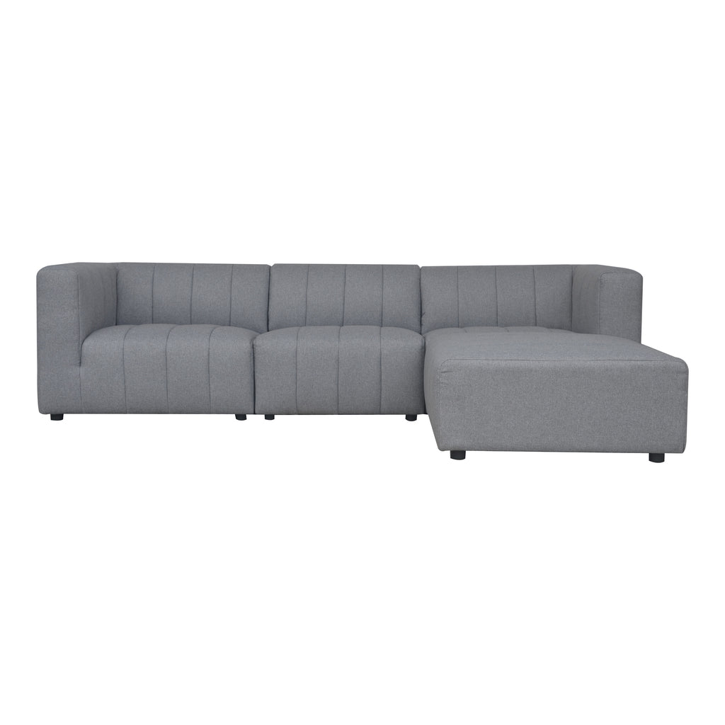 Lyric Lounge Modular Sectional Grey | Moe's Furniture - MT-1029-15