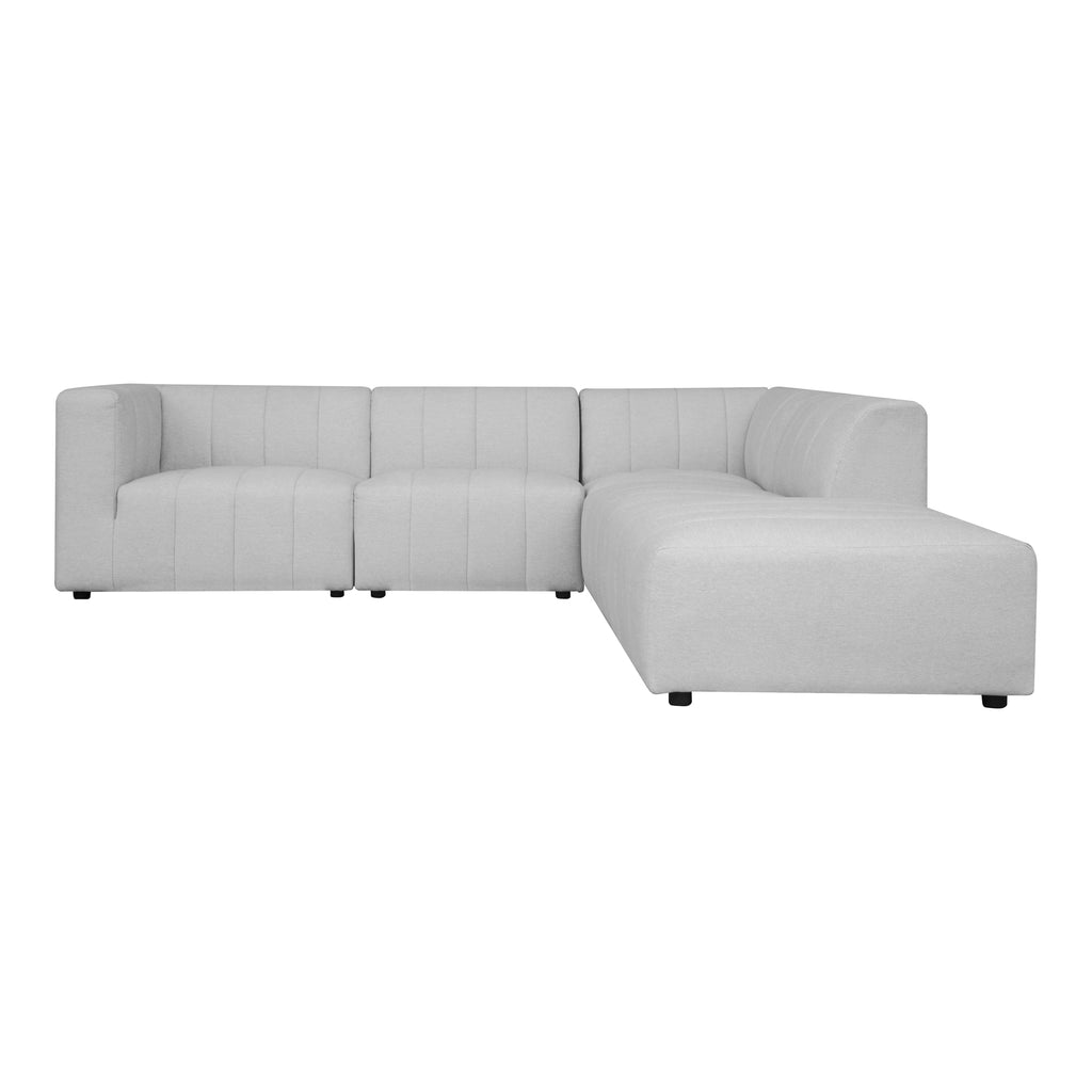 Lyric Dream Modular Sectional Right Oatmeal | Moe's Furniture - MT-1032-34