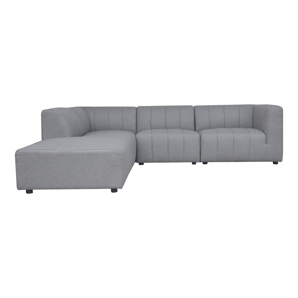 Lyric Dream Modular Sectional Left Grey | Moe's Furniture - MT-1033-15