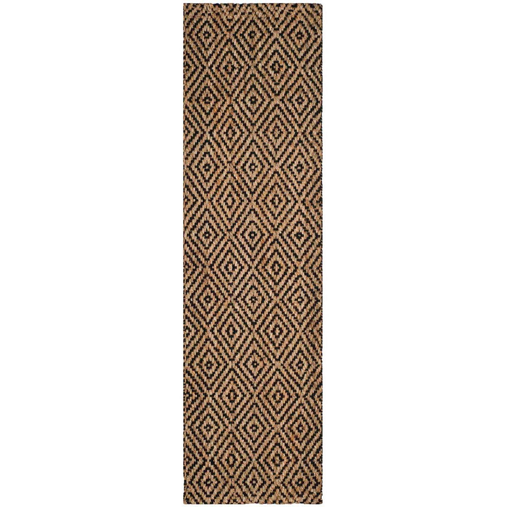 Safavieh Natural Fiber Rug Collection NF181C - Natural / Black