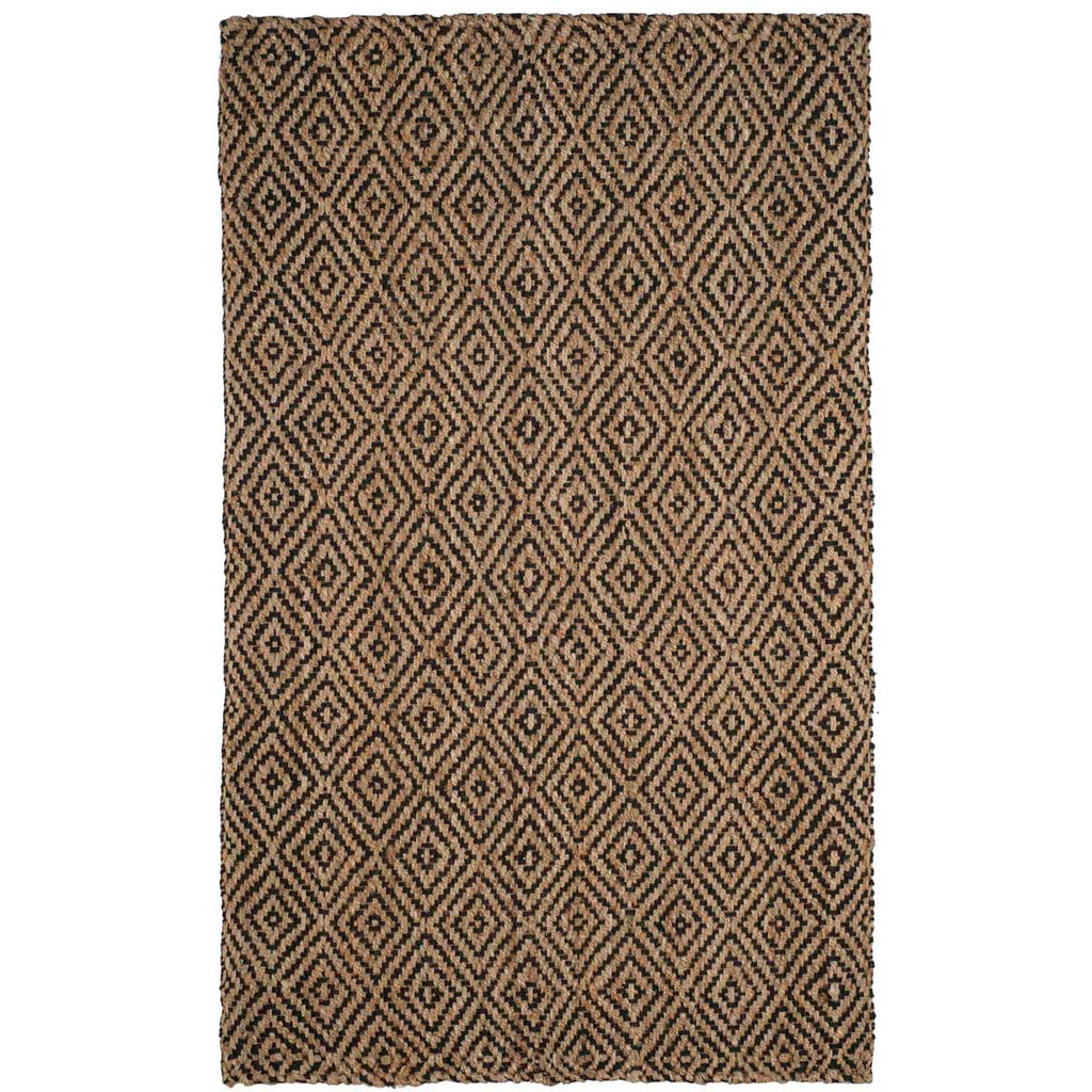 Safavieh Natural Fiber Rug Collection NF181C - Natural / Black