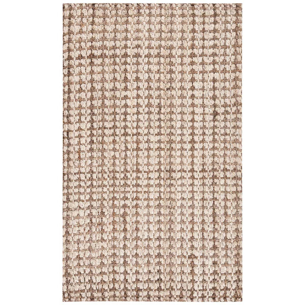 Safavieh Natural Fiber Rug Collection NF186B - Ivory / Light Brown