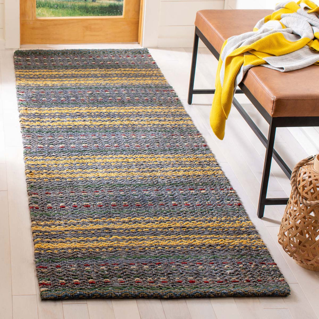 Safavieh Natural Fiber Rug Collection NF202M - Blue / Gold