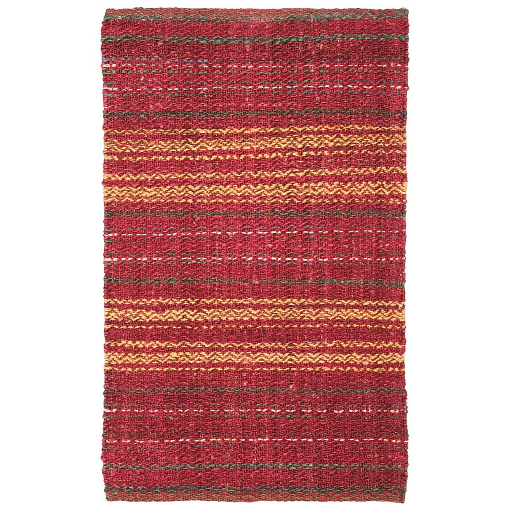 Safavieh Natural Fiber Rug Collection NF202Q - Red / Gold