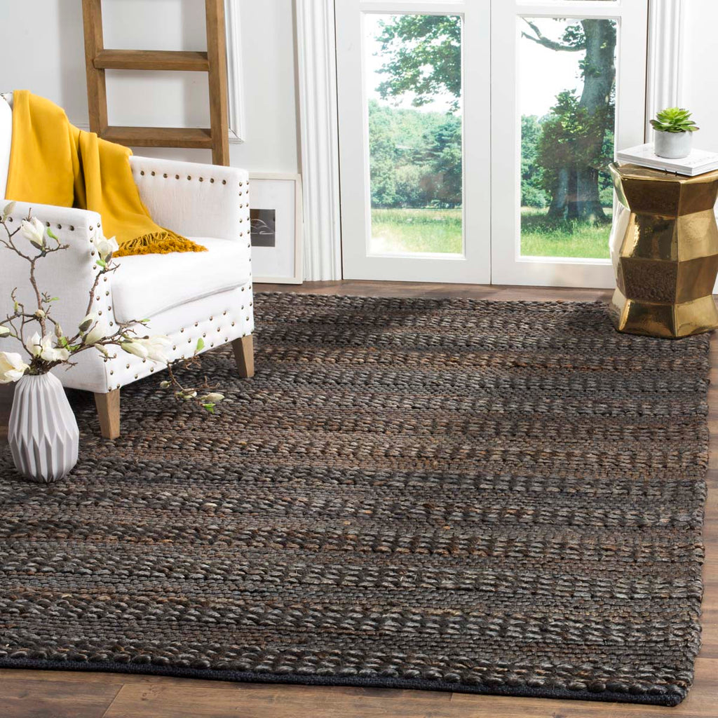 Safavieh Natural Fiber Rug Collection NF212C - Charcoal