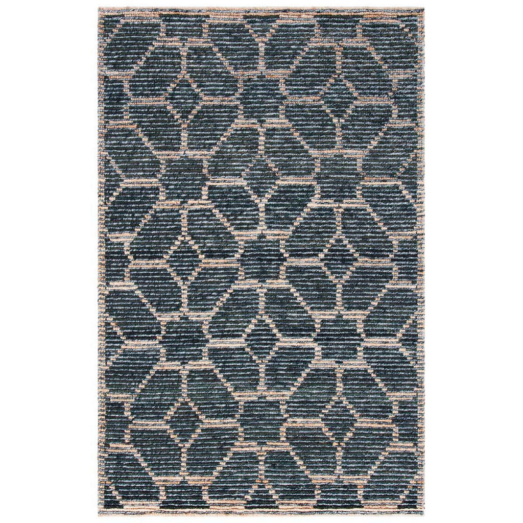 Safavieh Natural Fiber Rug Collection NF218H - Beige / Charcoal