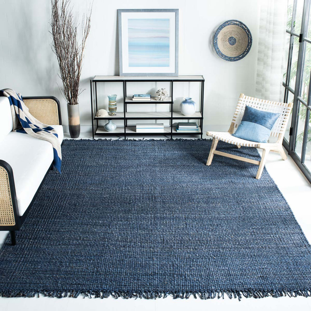 Safavieh Natural Fiber Rug Collection NF368N - Navy