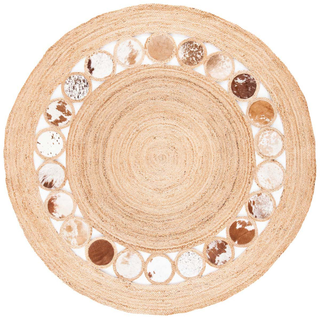 Safavieh Natural Fiber Rug Collection NF370T - Beige / Brown