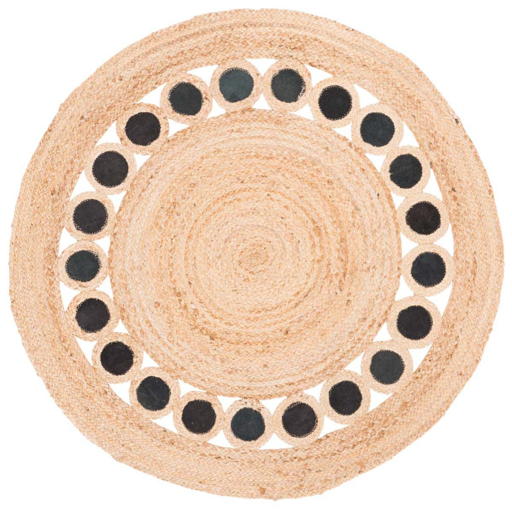 Safavieh Natural Fiber Rug Collection NF370Z - Beige / Black