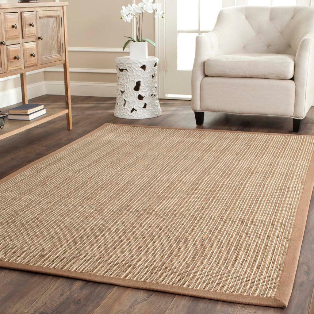 Safavieh Natural Fiber Rug Collection NF442D - Tan / Tan