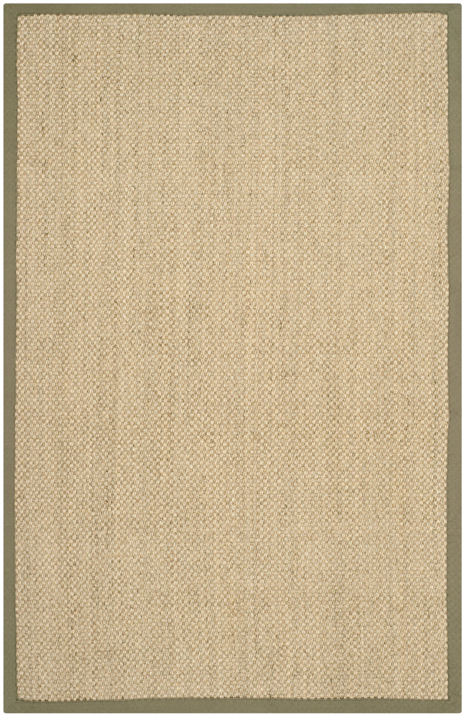 Safavieh Natural Fiber Rug Collection NF443C - Natural / Green