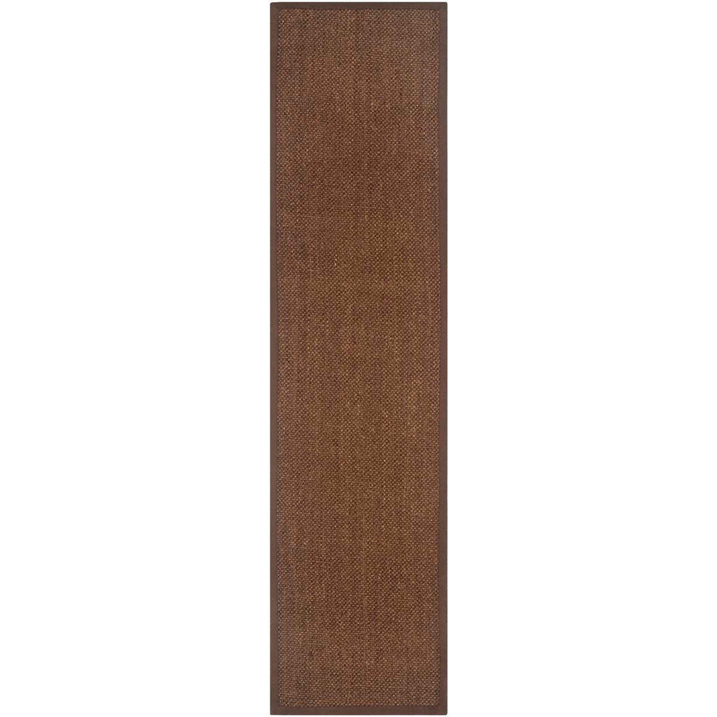 Safavieh Natural Fiber Rug Collection NF443D - Brown / Brown