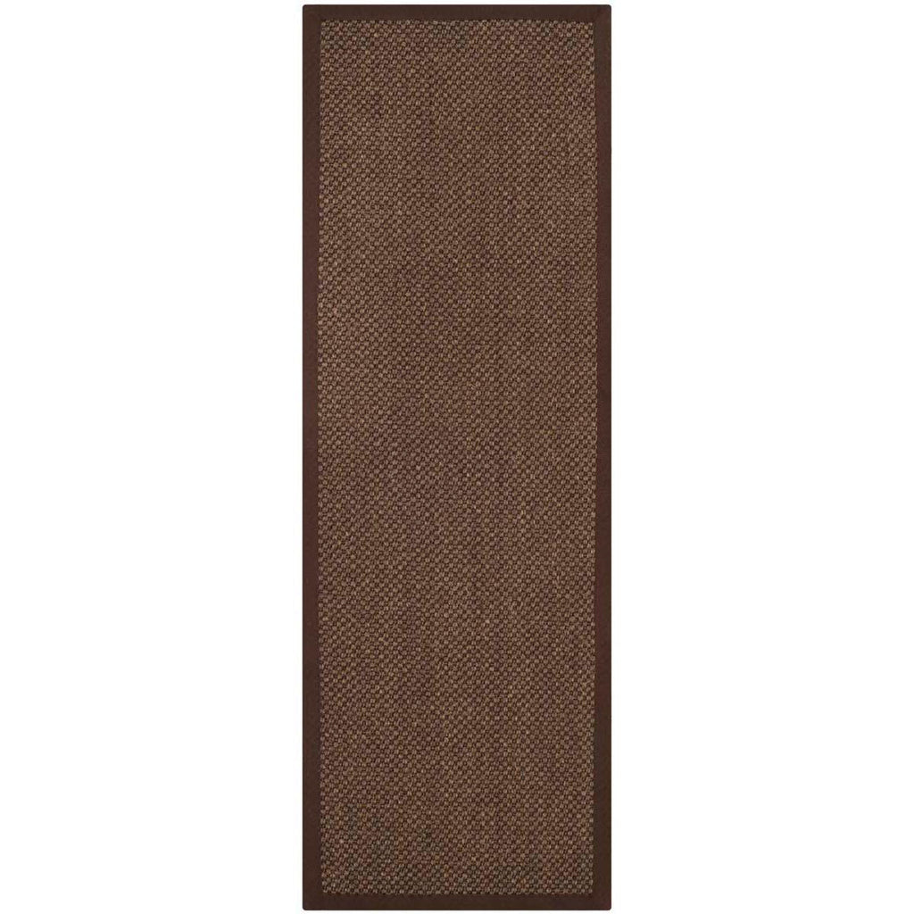 Safavieh Natural Fiber Rug Collection NF443D - Brown / Brown