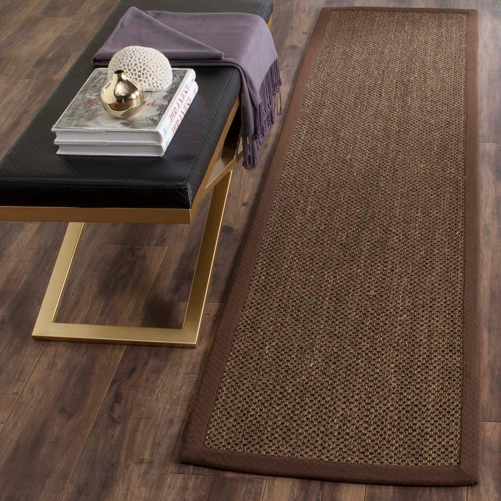 Safavieh Natural Fiber Rug Collection NF443D - Brown / Brown