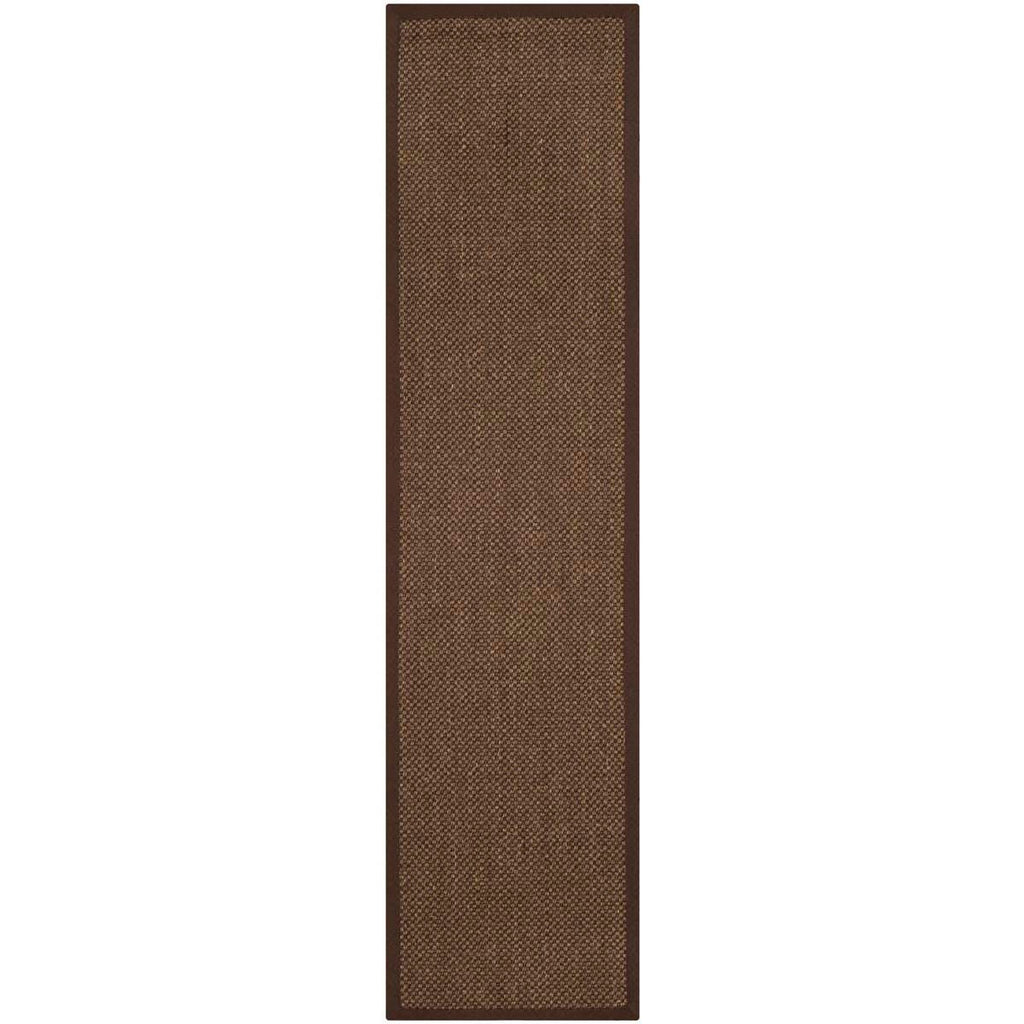 Safavieh Natural Fiber Rug Collection NF443D - Brown / Brown