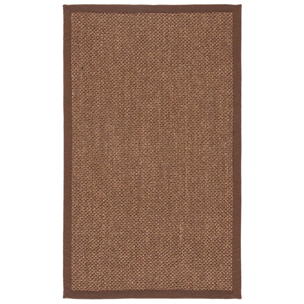 Safavieh Natural Fiber Rug Collection NF443D - Brown / Brown