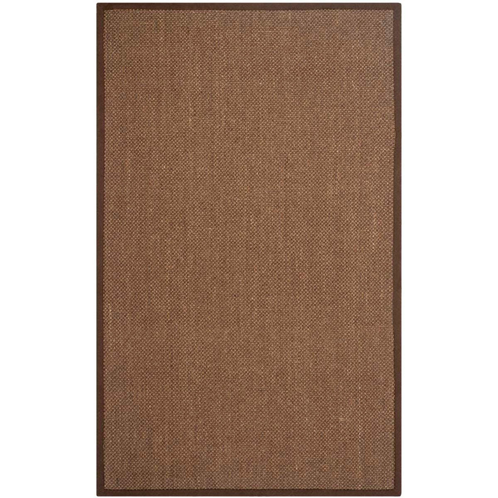 Safavieh Natural Fiber Rug Collection NF443D - Brown / Brown