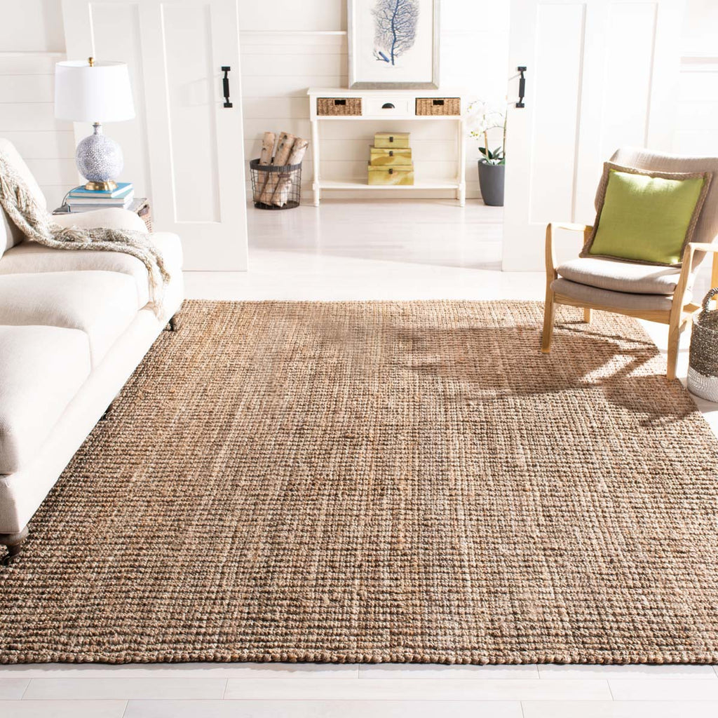 Safavieh Natural Fiber Rug Collection NF447M - Natural / Grey