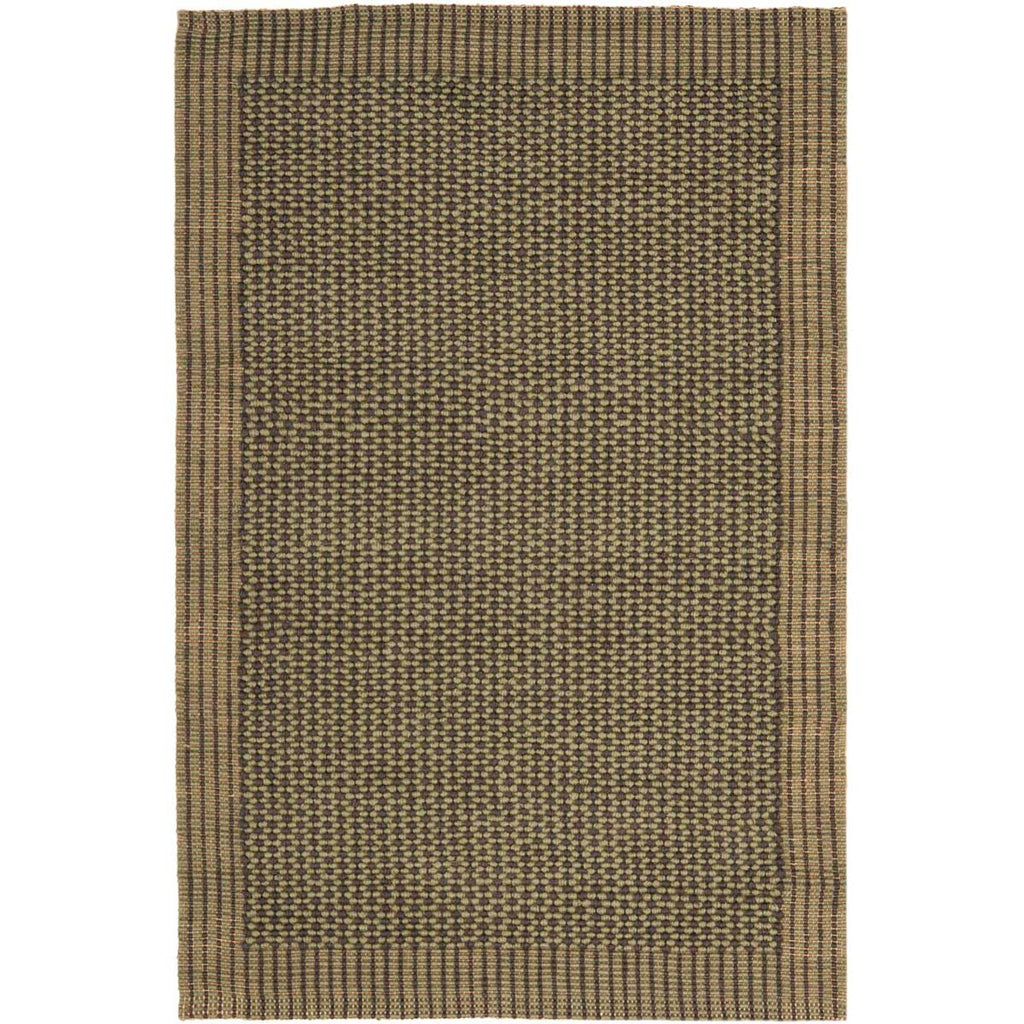 Safavieh Natural Fiber Rug Collection NF451B - Charcoal / Green