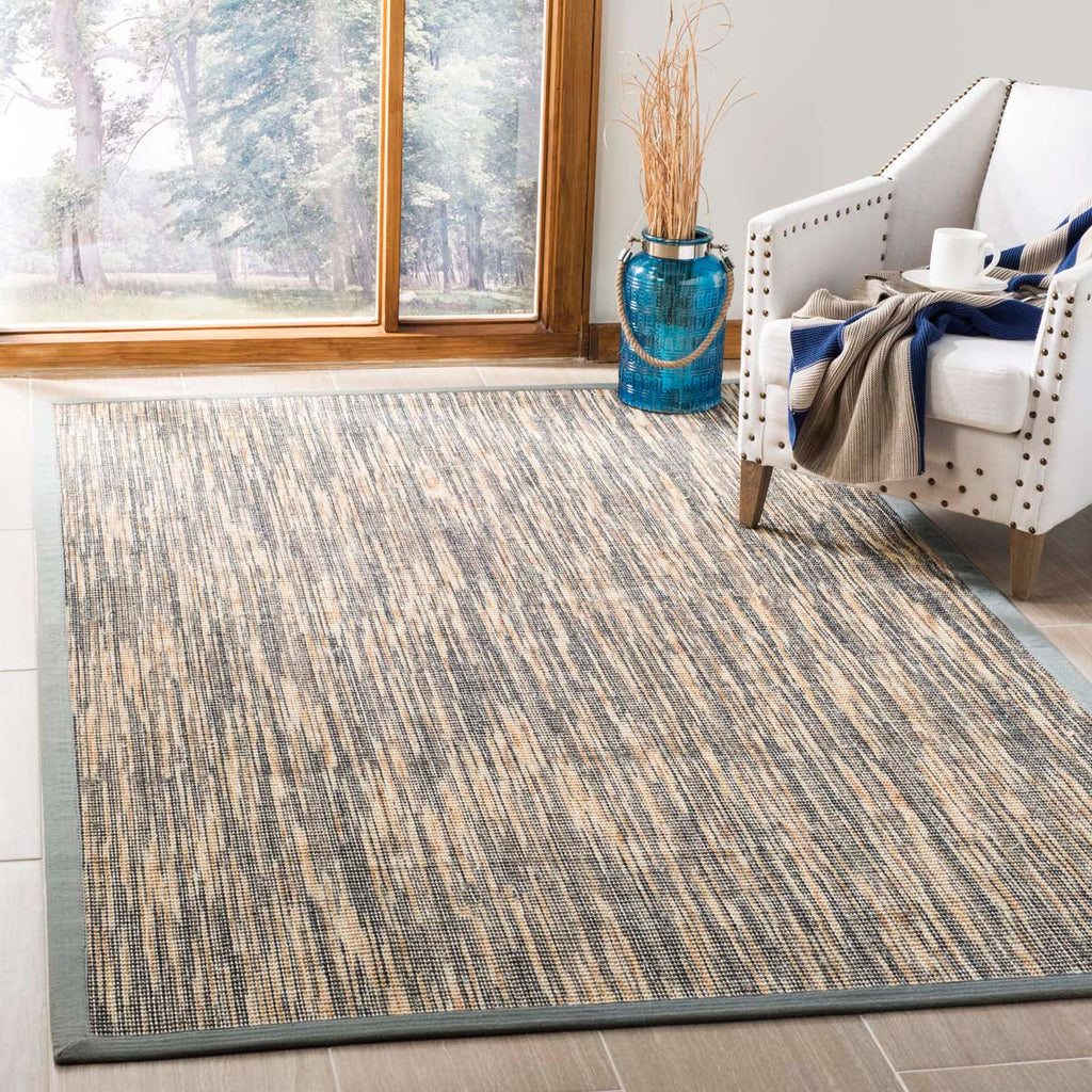 Safavieh Natural Fiber Rug Collection NF474B - Natural / Grey