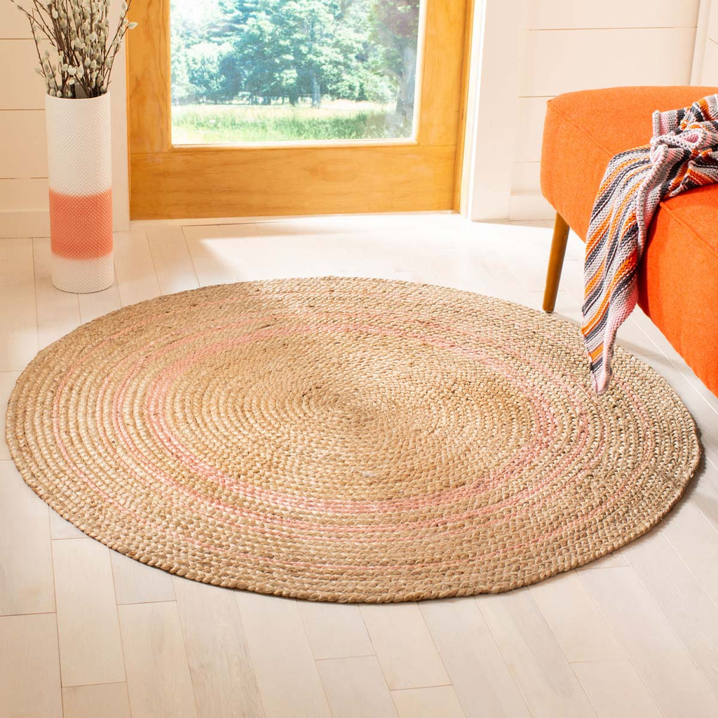 Safavieh Natural Fiber Rug Collection NF807U - Pink