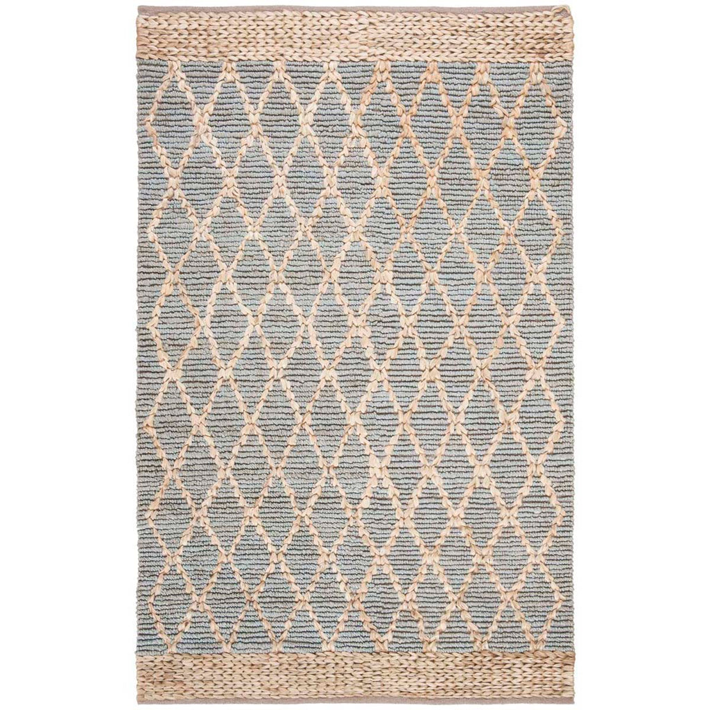 Safavieh Natural Fiber Rug Collection NF951L - Light Blue