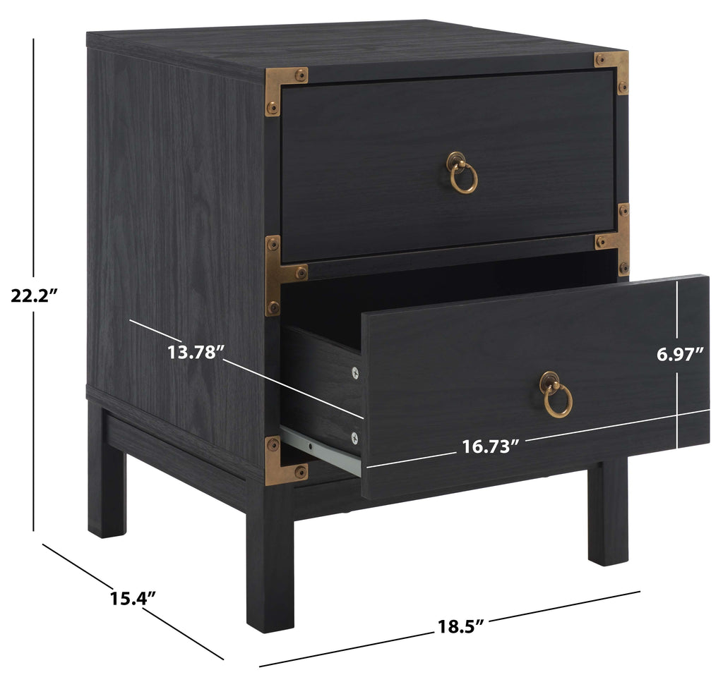 Safavieh Galio 2 Drawer Nightstand , NST9600