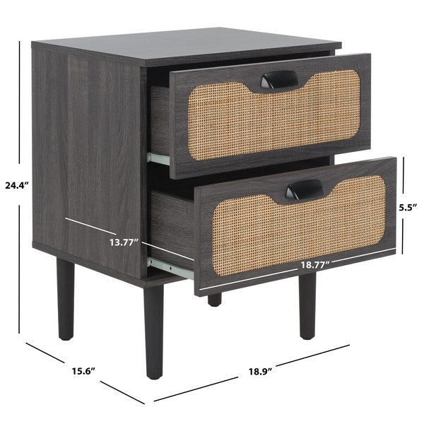 Safavieh Irelia 2 Drawer Nightstand , NST9602