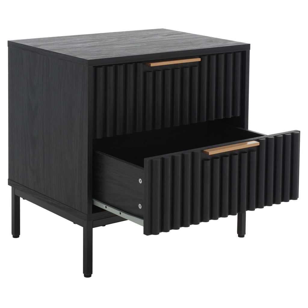 Safavieh Lylia 2 Drawer Nightstand, NST9605