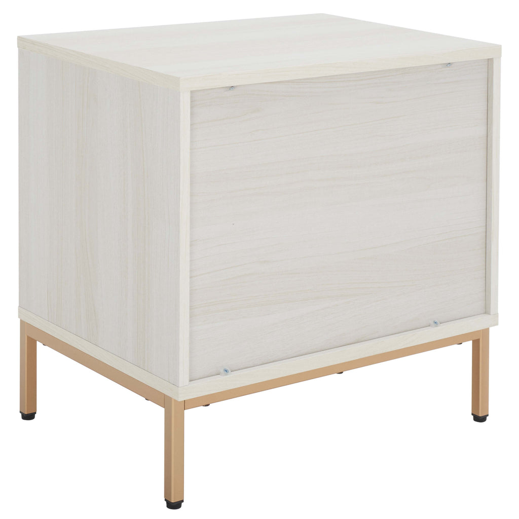 Safavieh Lylia 2 Drawer Nightstand, NST9605