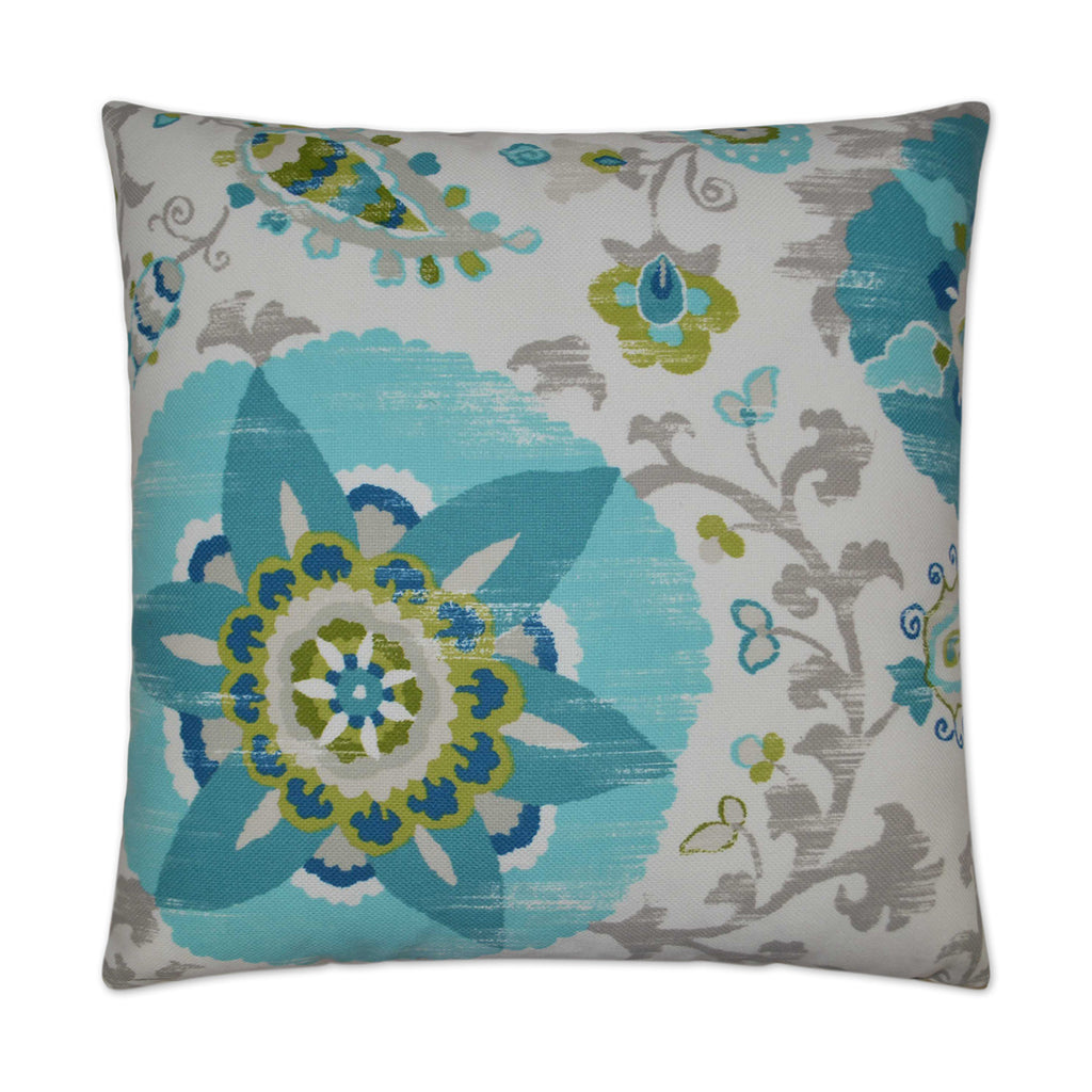 Outdoor Silsila Pillow - Turquoise | DV Kap
