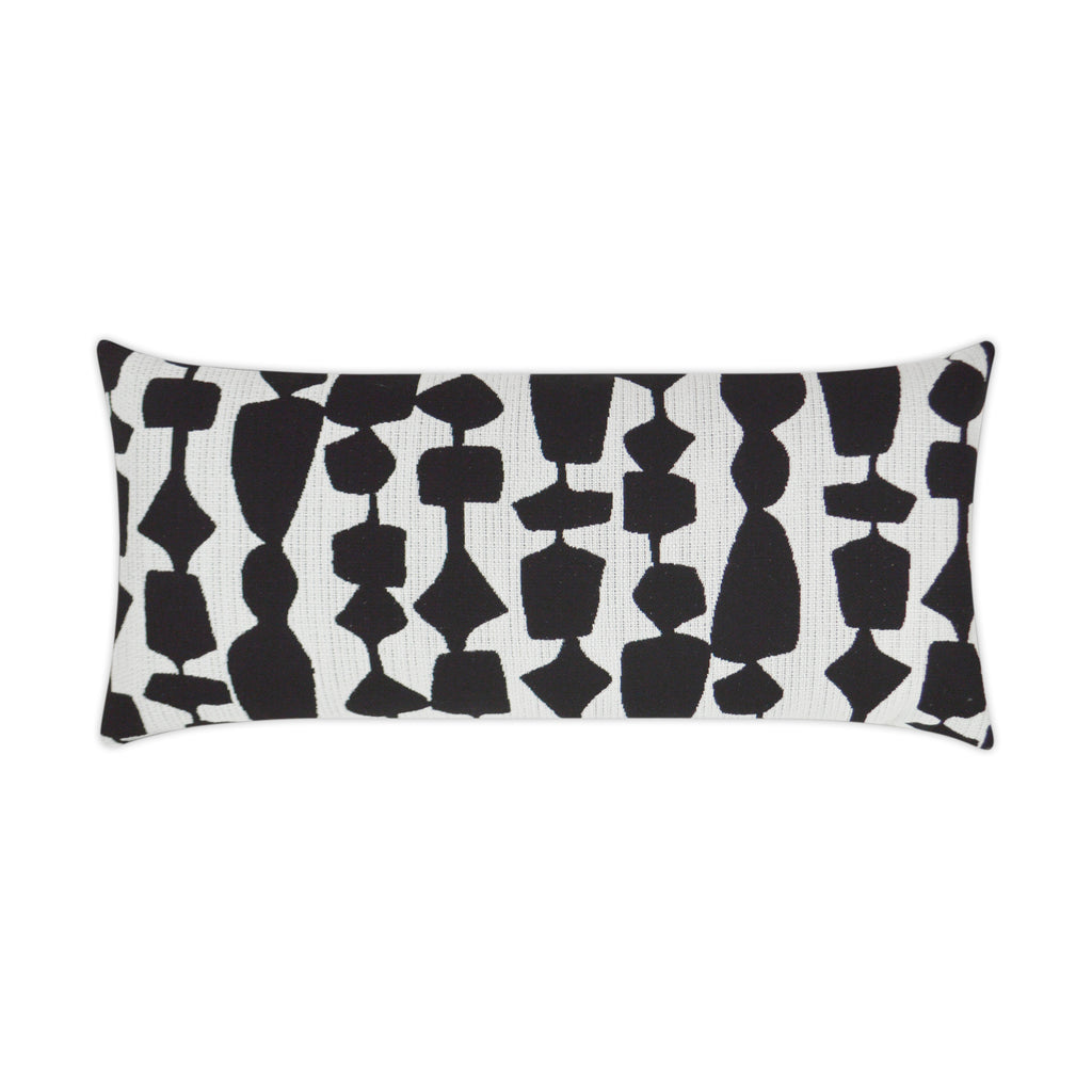 Outdoor Freya Lumbar Pillow - Black | DV Kap