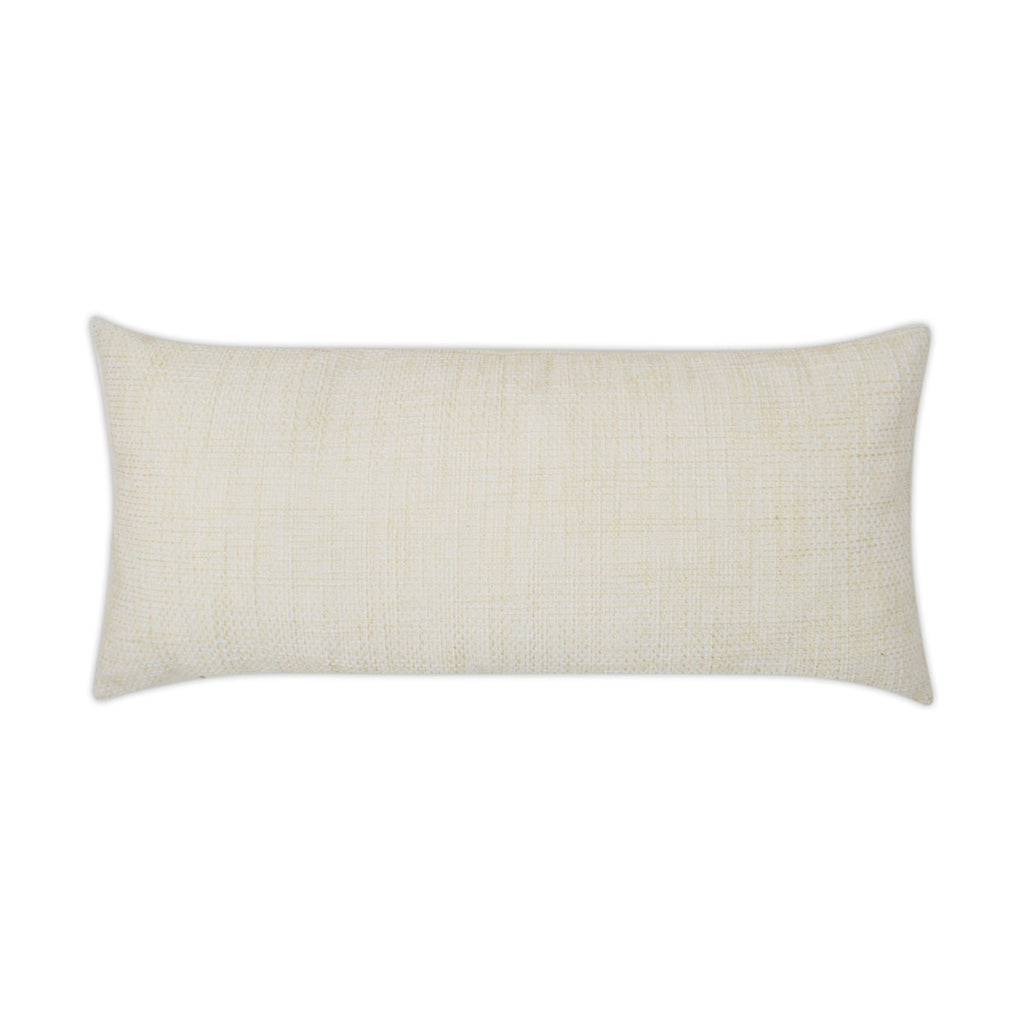 Outdoor Double Trouble Lumbar Pillow - Linen | DV Kap